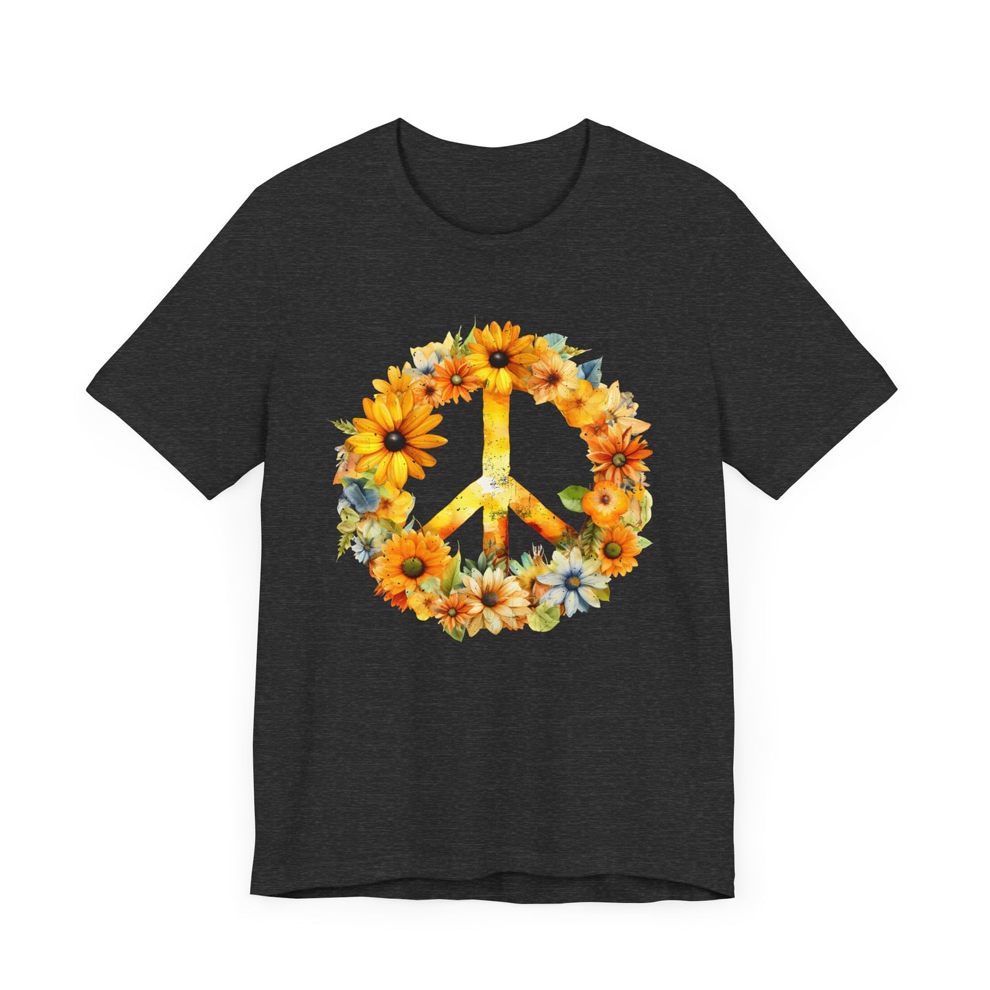 "Floral Peace Symbol"
