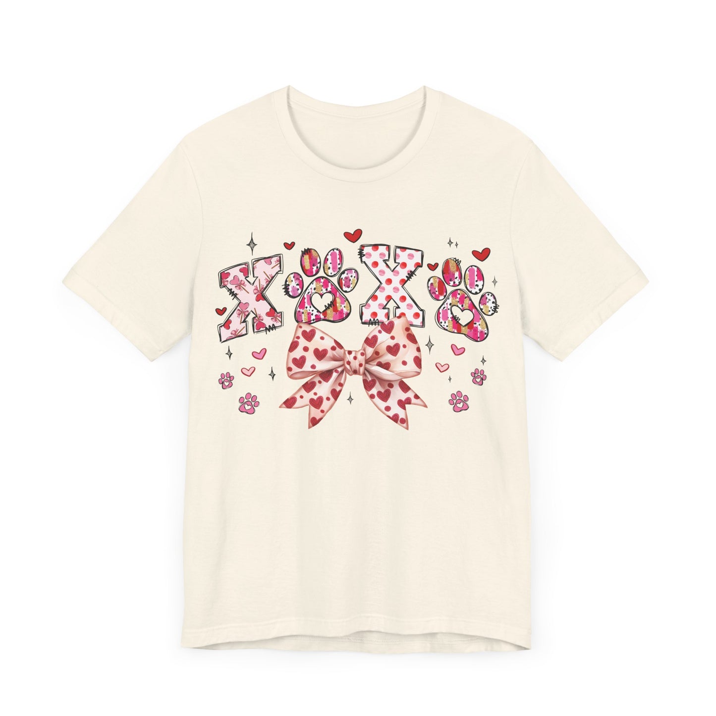 "XOXO Paw Print Tee"