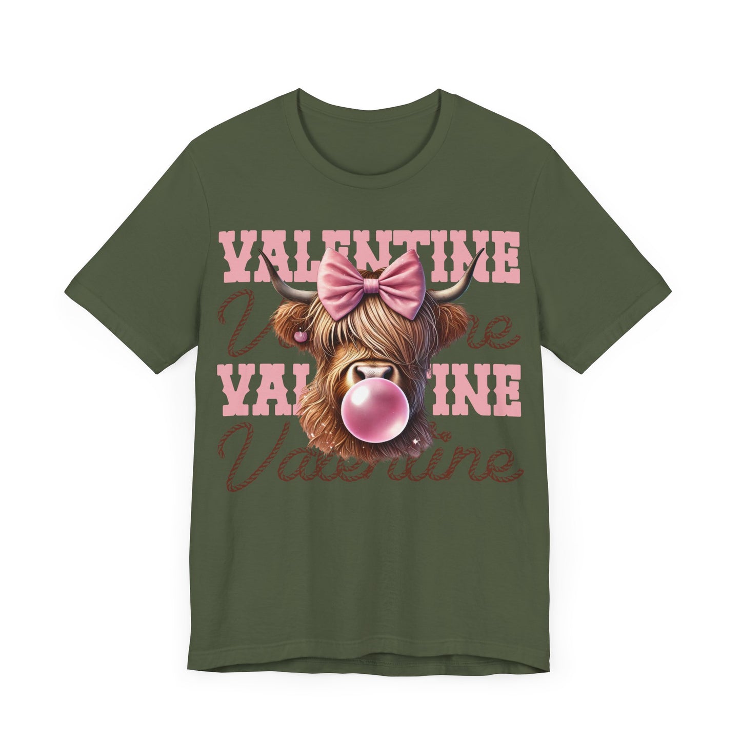 "Valentine Highland Cow"