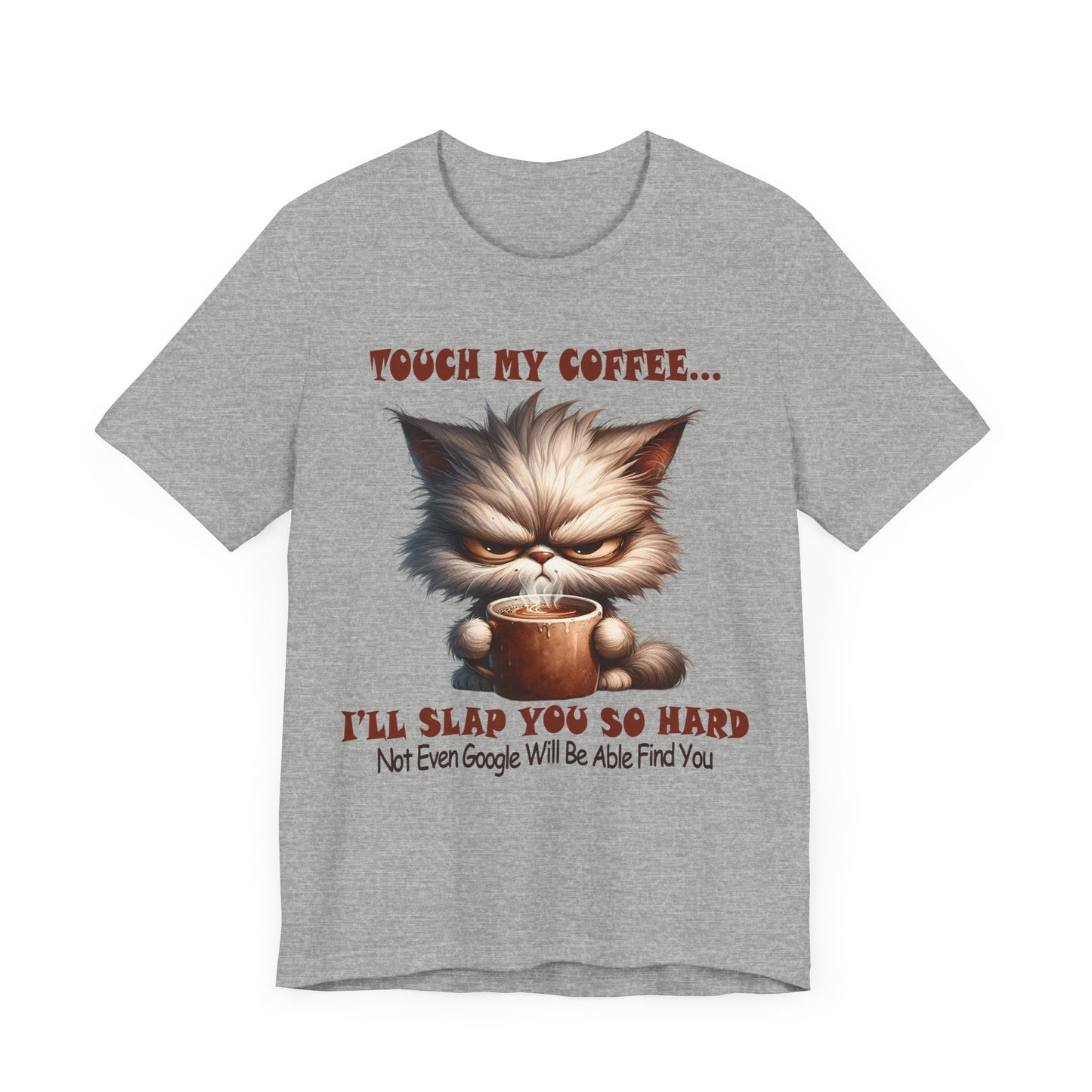 "Touch My Coffee – Grumpy Cat Humor"