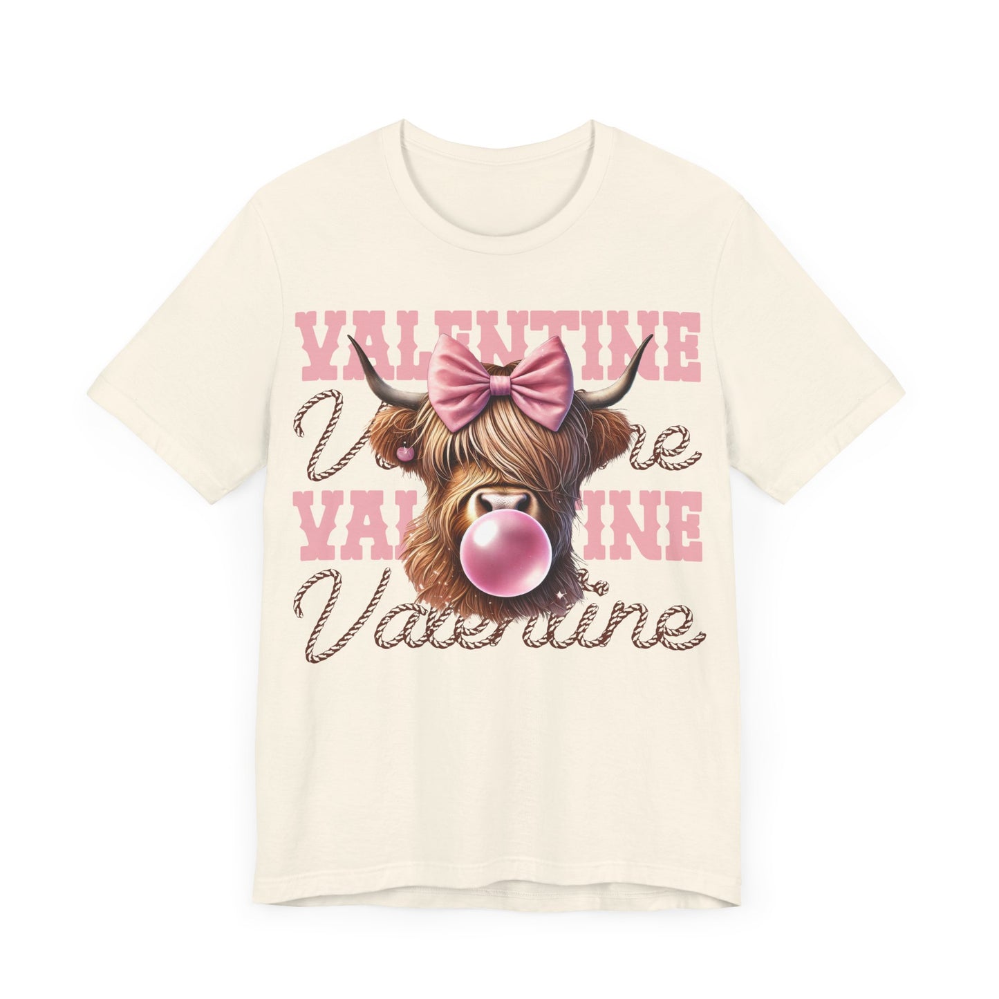 "Valentine Highland Cow"