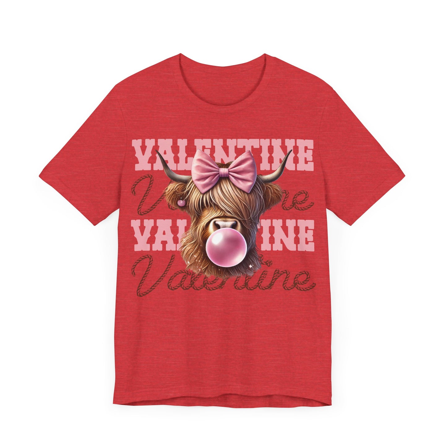 "Valentine Highland Cow"