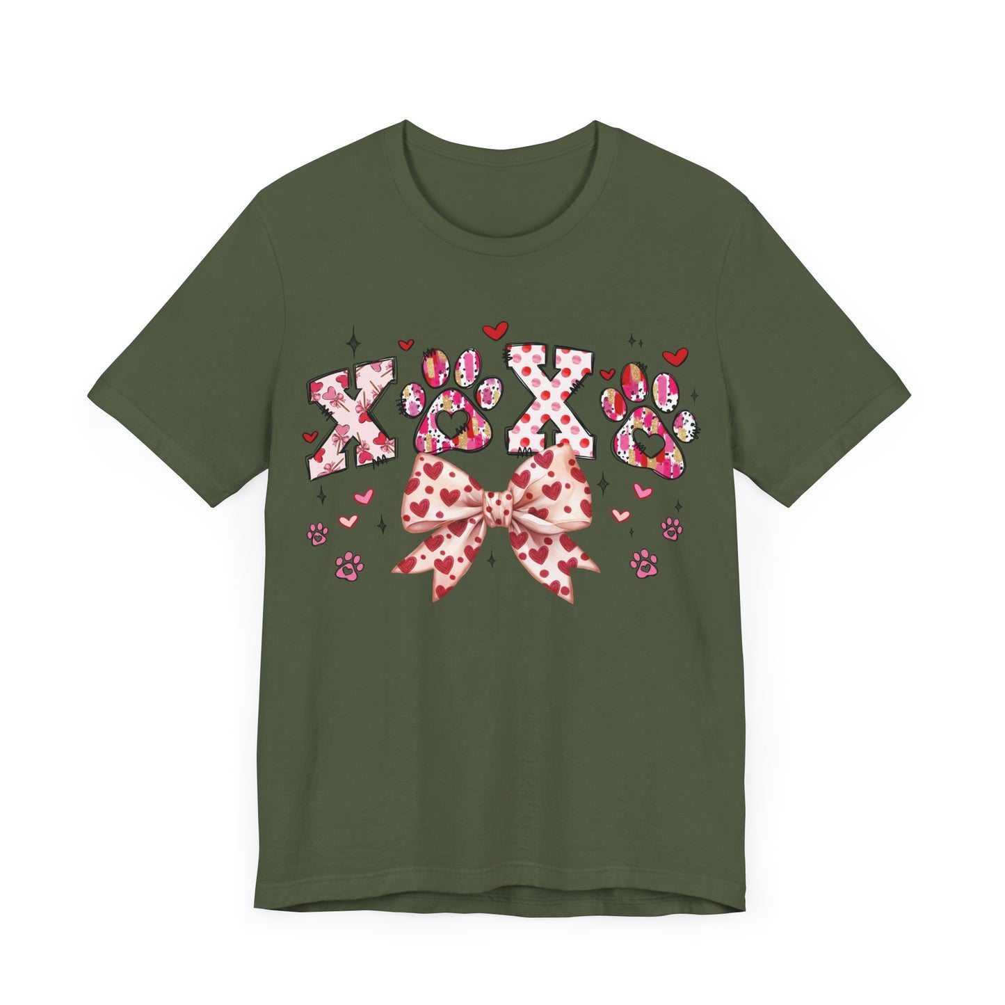"XOXO Paw Print Tee"