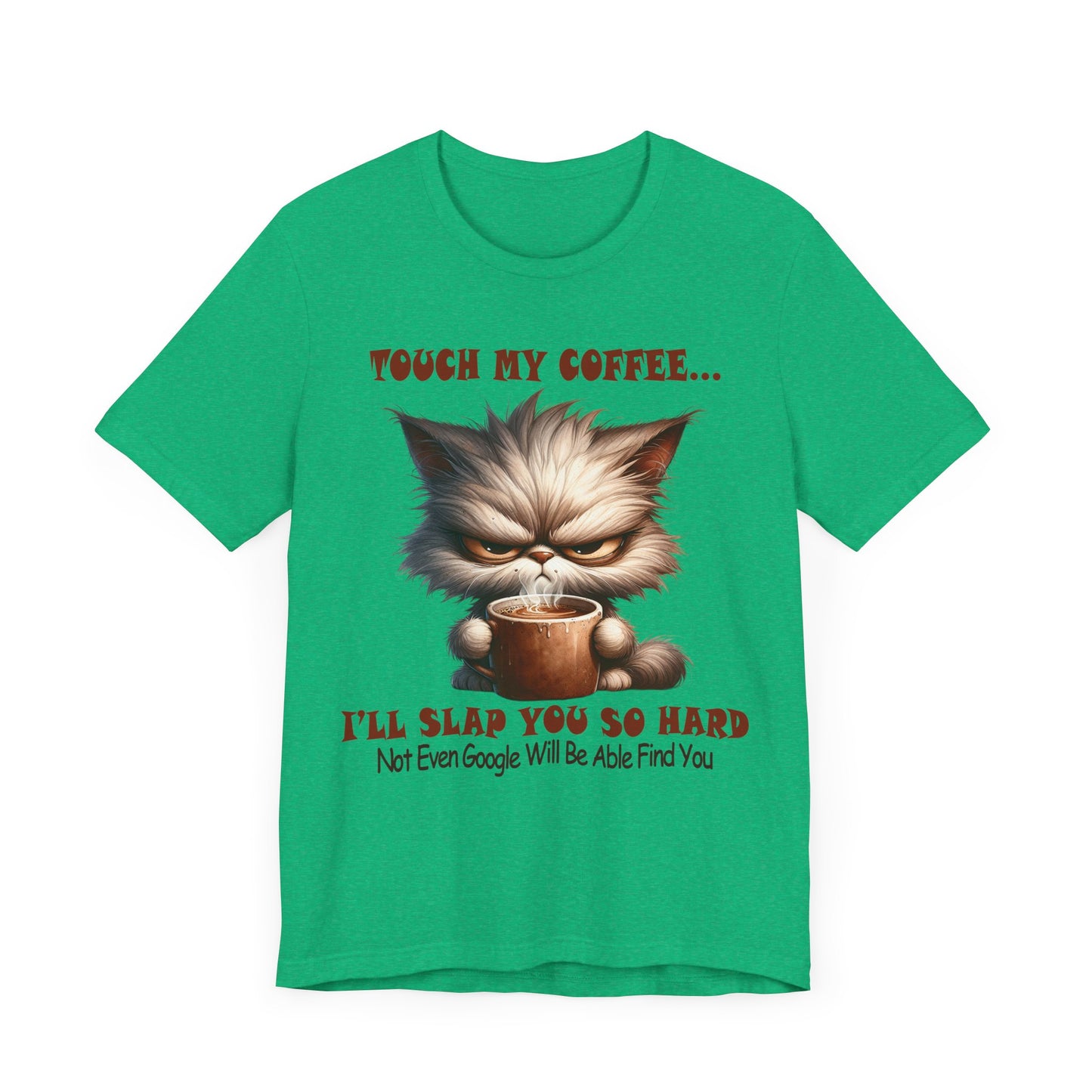 "Touch My Coffee – Grumpy Cat Humor"