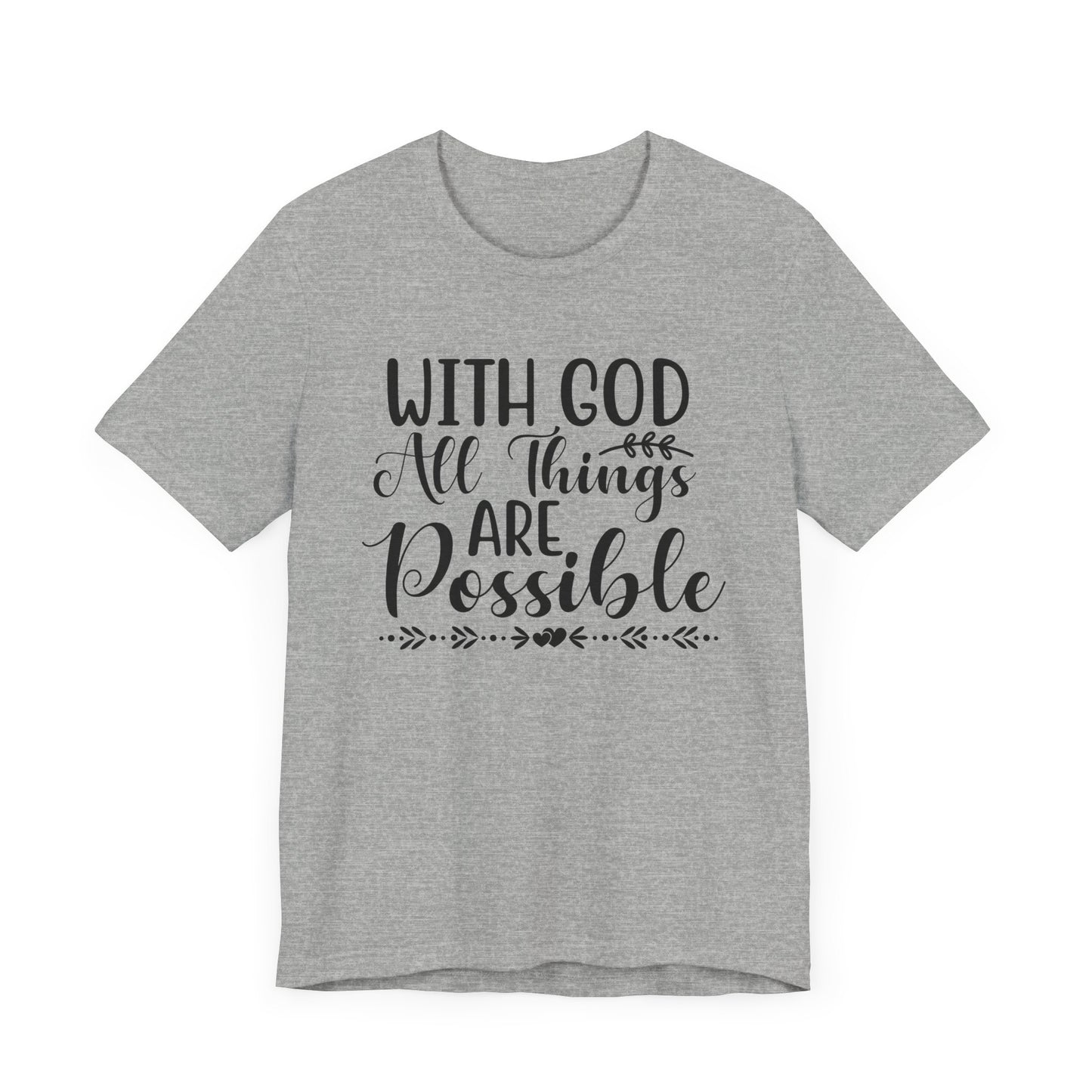 "With God All Things Are Possible"