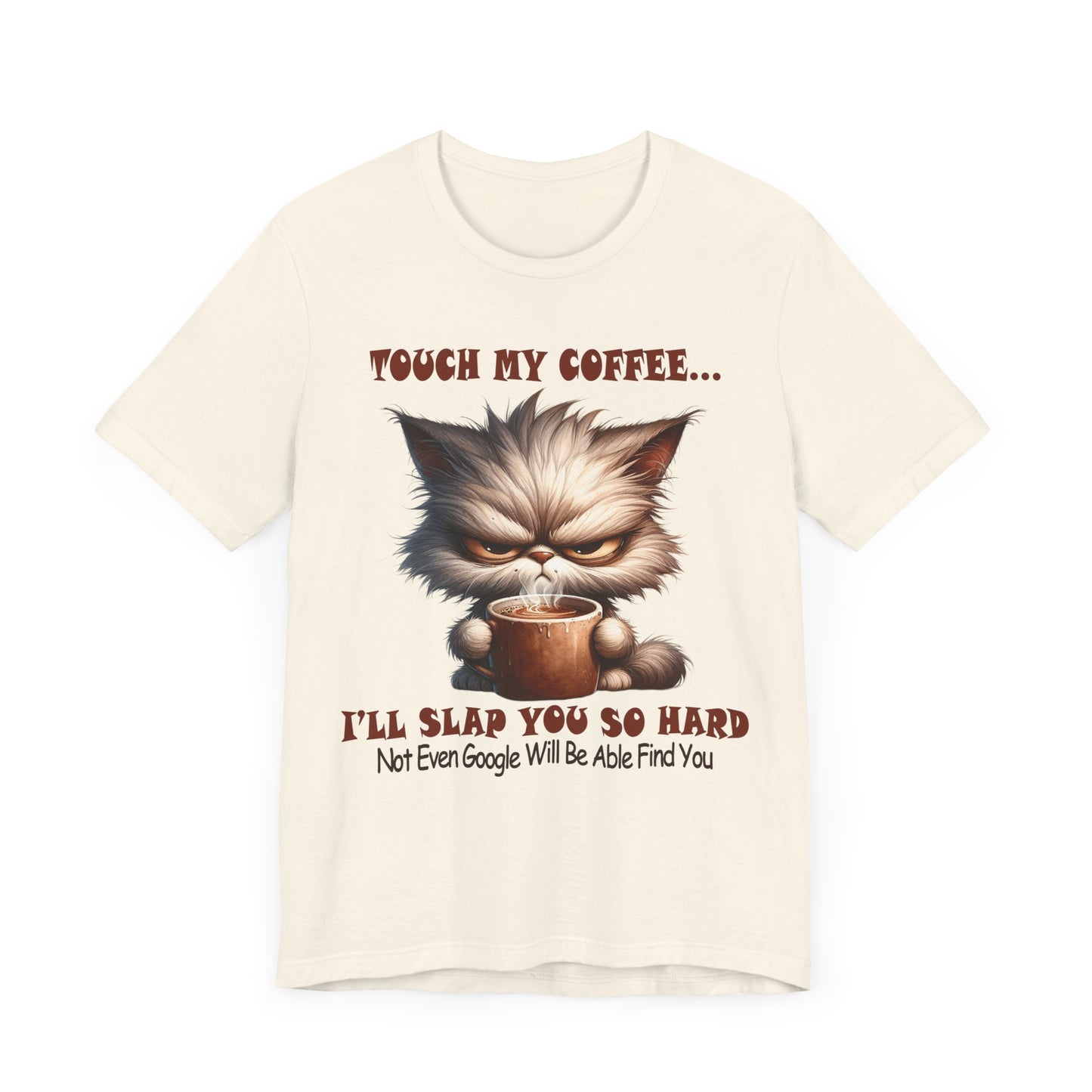 "Touch My Coffee – Grumpy Cat Humor"