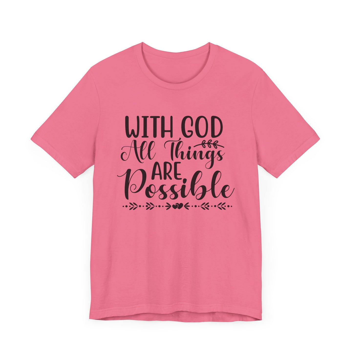 "With God All Things Are Possible"