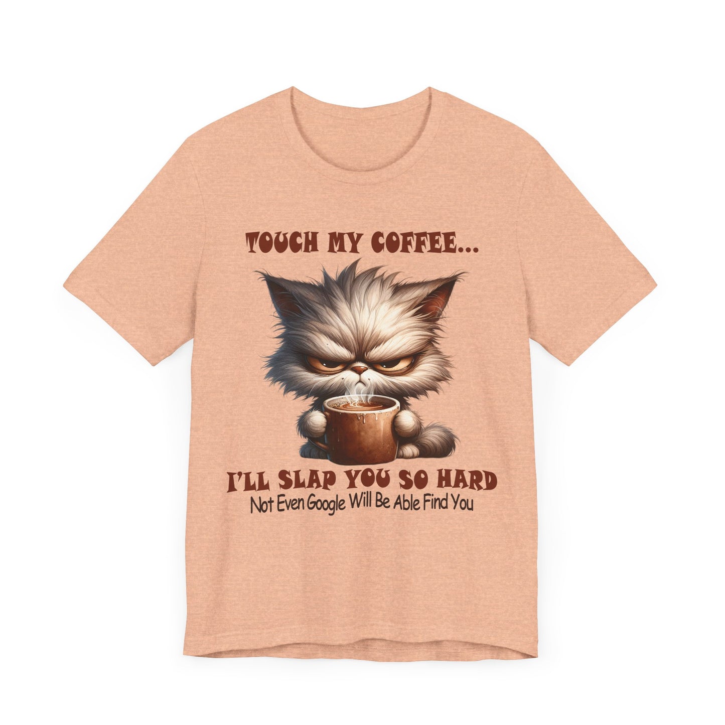 "Touch My Coffee – Grumpy Cat Humor"