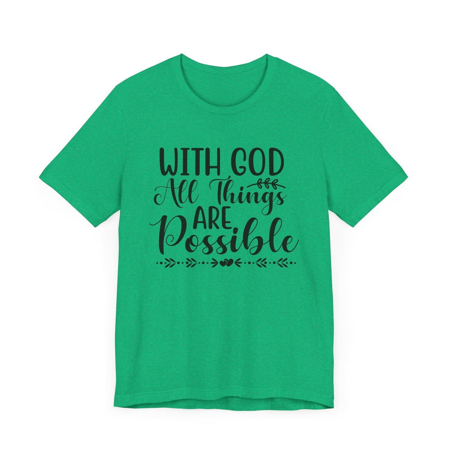"With God All Things Are Possible"