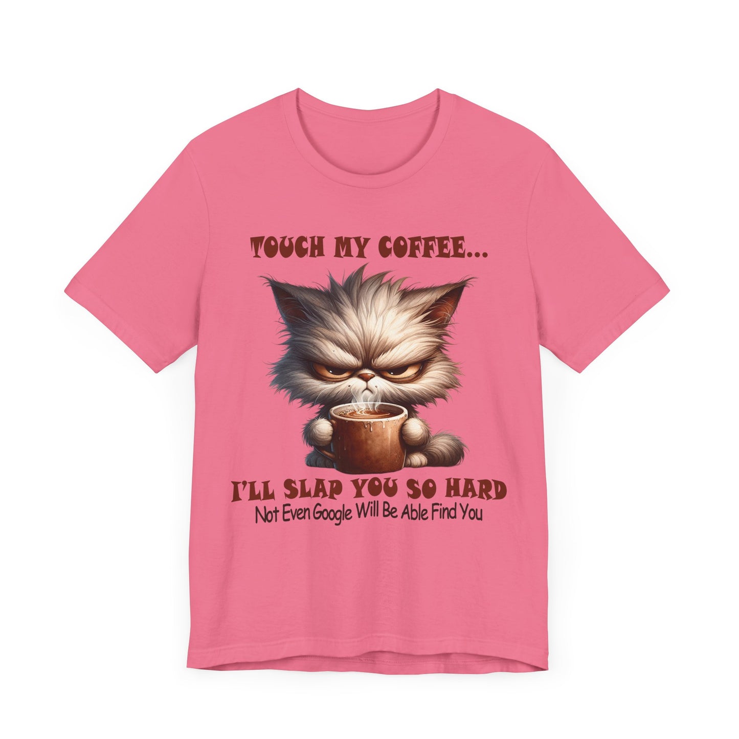 "Touch My Coffee – Grumpy Cat Humor"