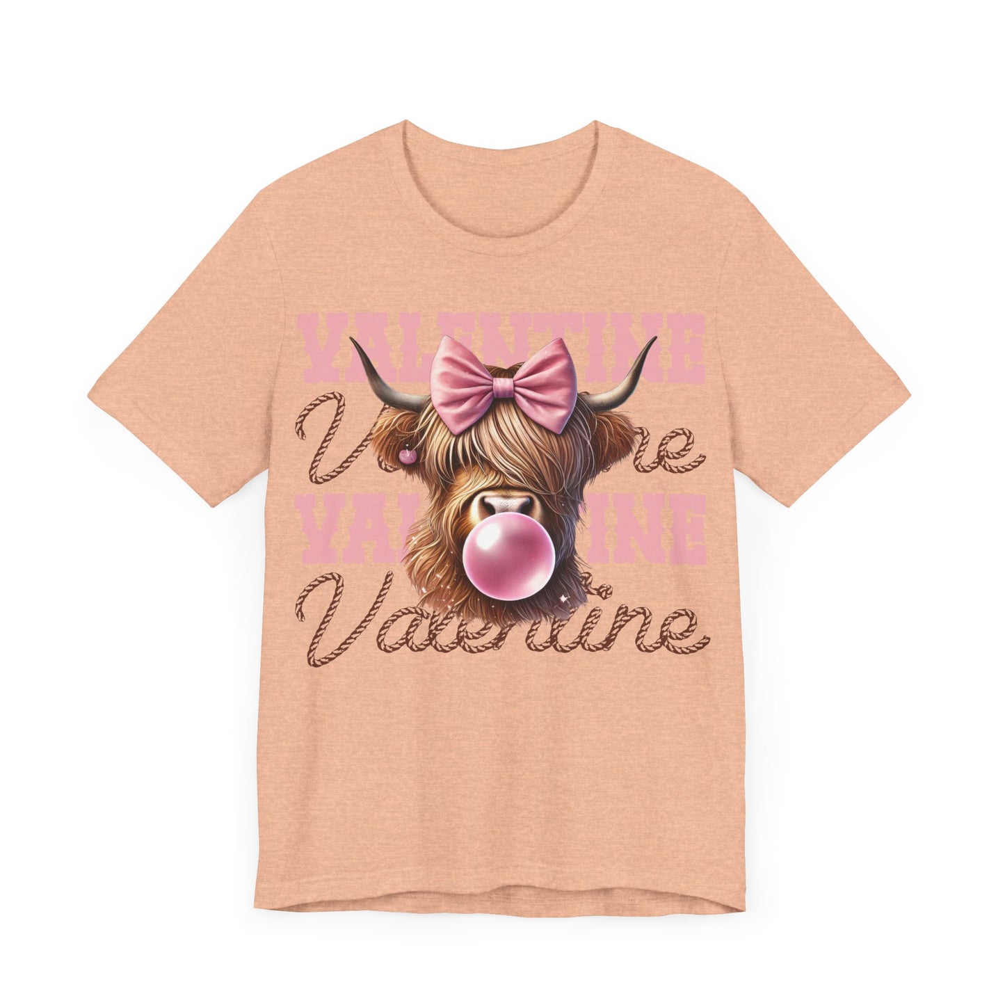 "Valentine Highland Cow"