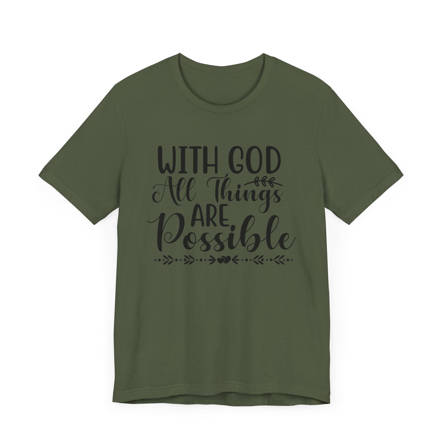"With God All Things Are Possible"