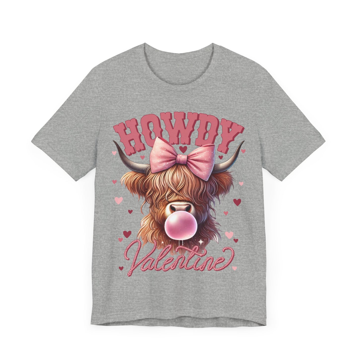 "Howdy Valentine Highland Cow"