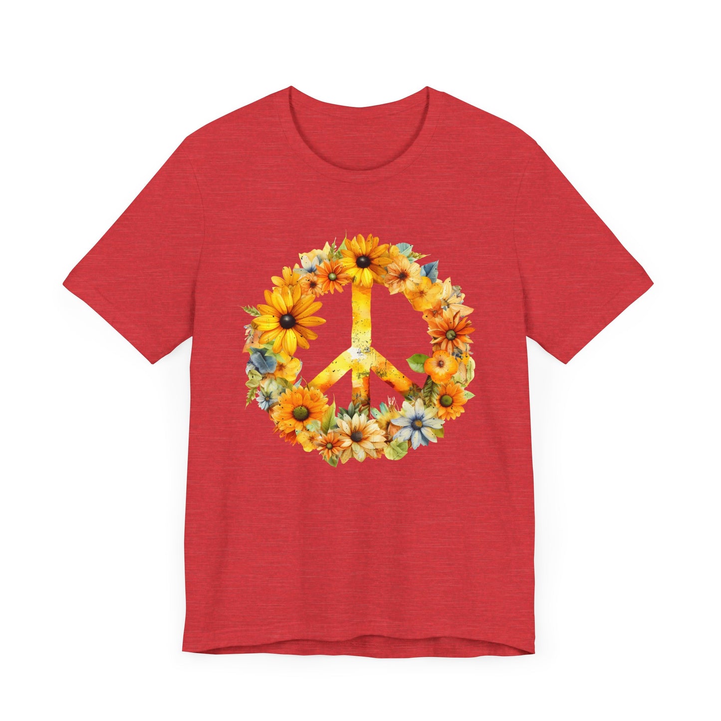 "Floral Peace Symbol"