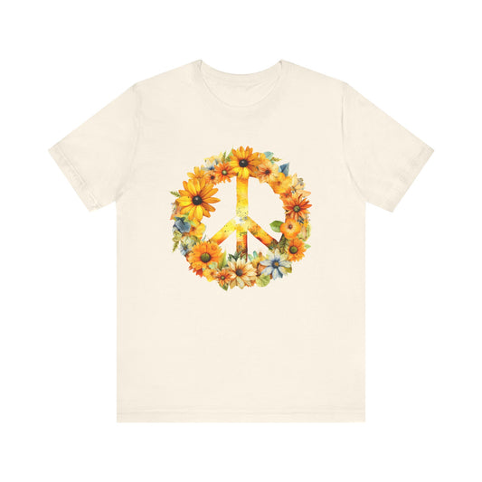 "Floral Peace Symbol"