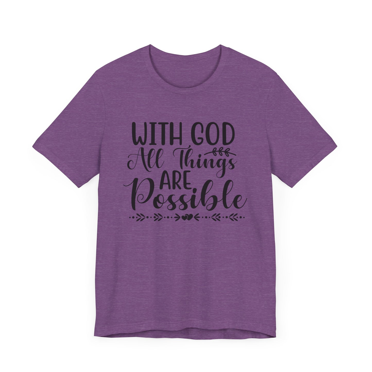 "With God All Things Are Possible"