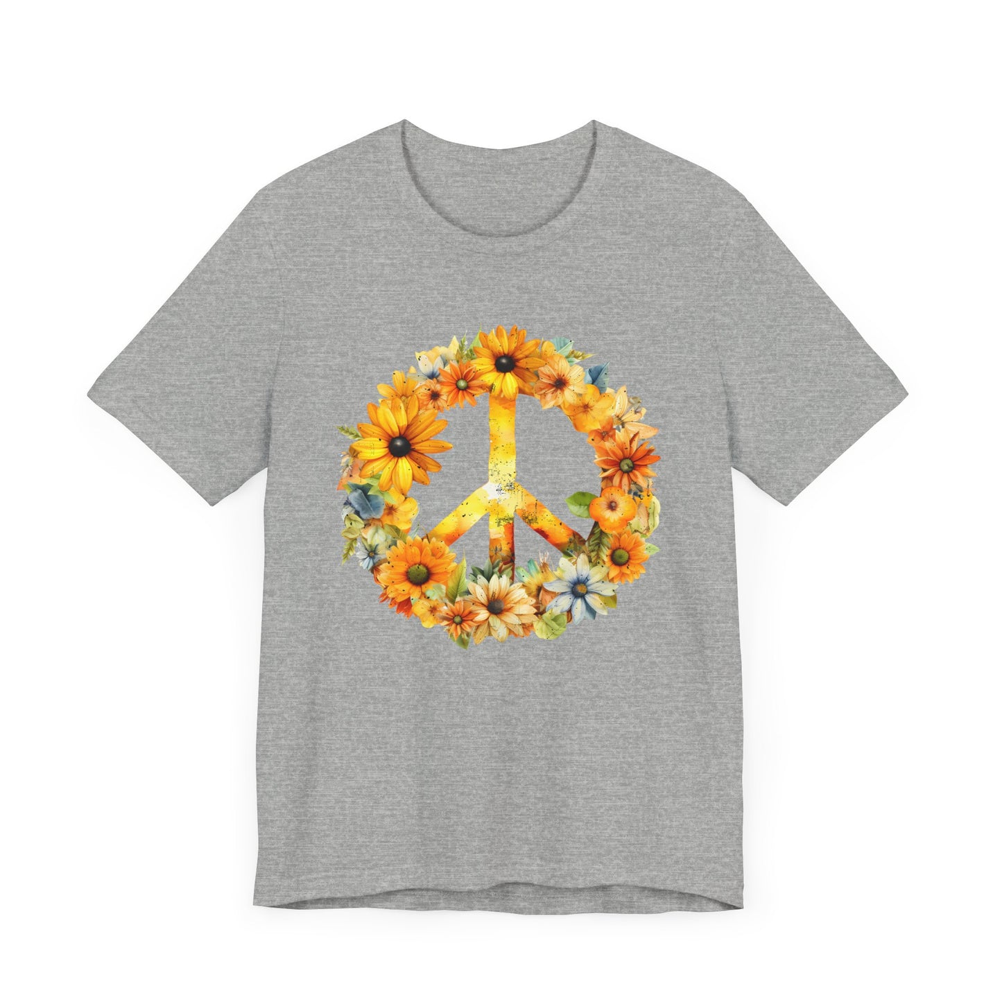 "Floral Peace Symbol"