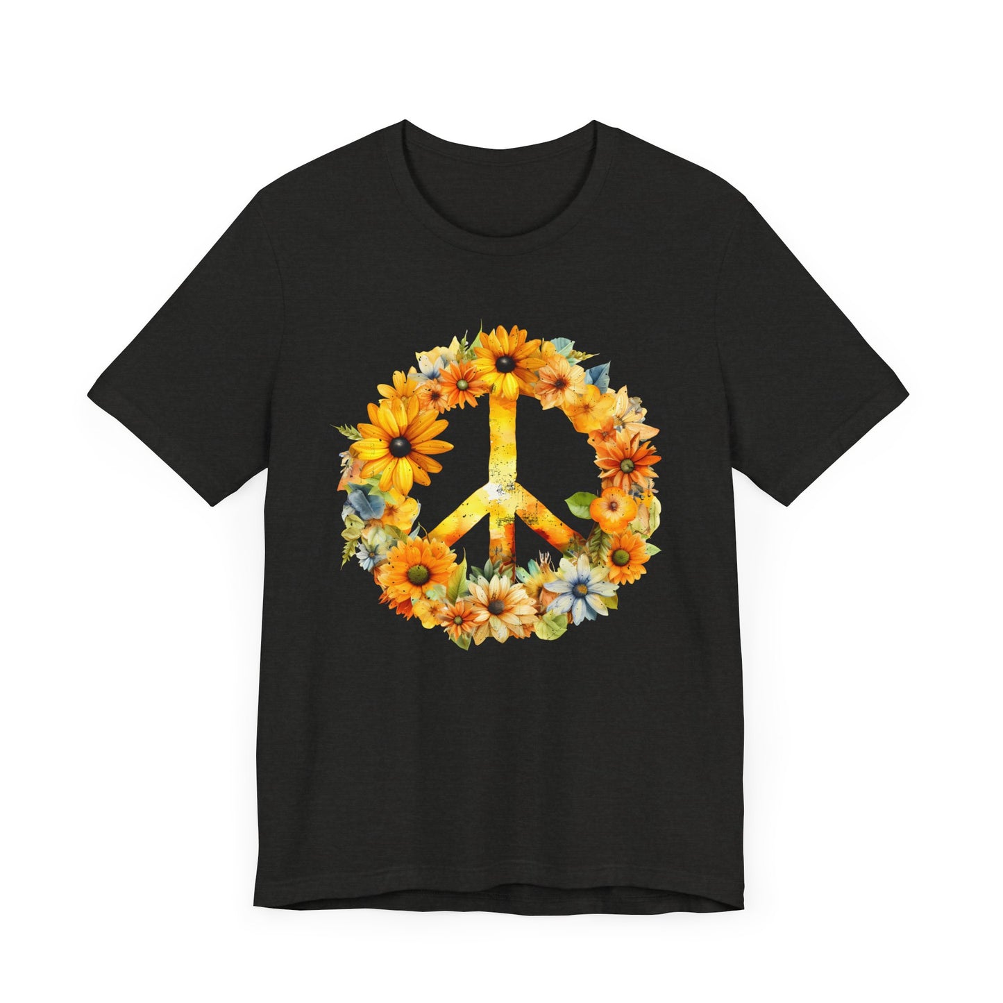 "Floral Peace Symbol"
