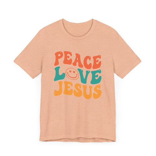 "Peace Love Jesus"