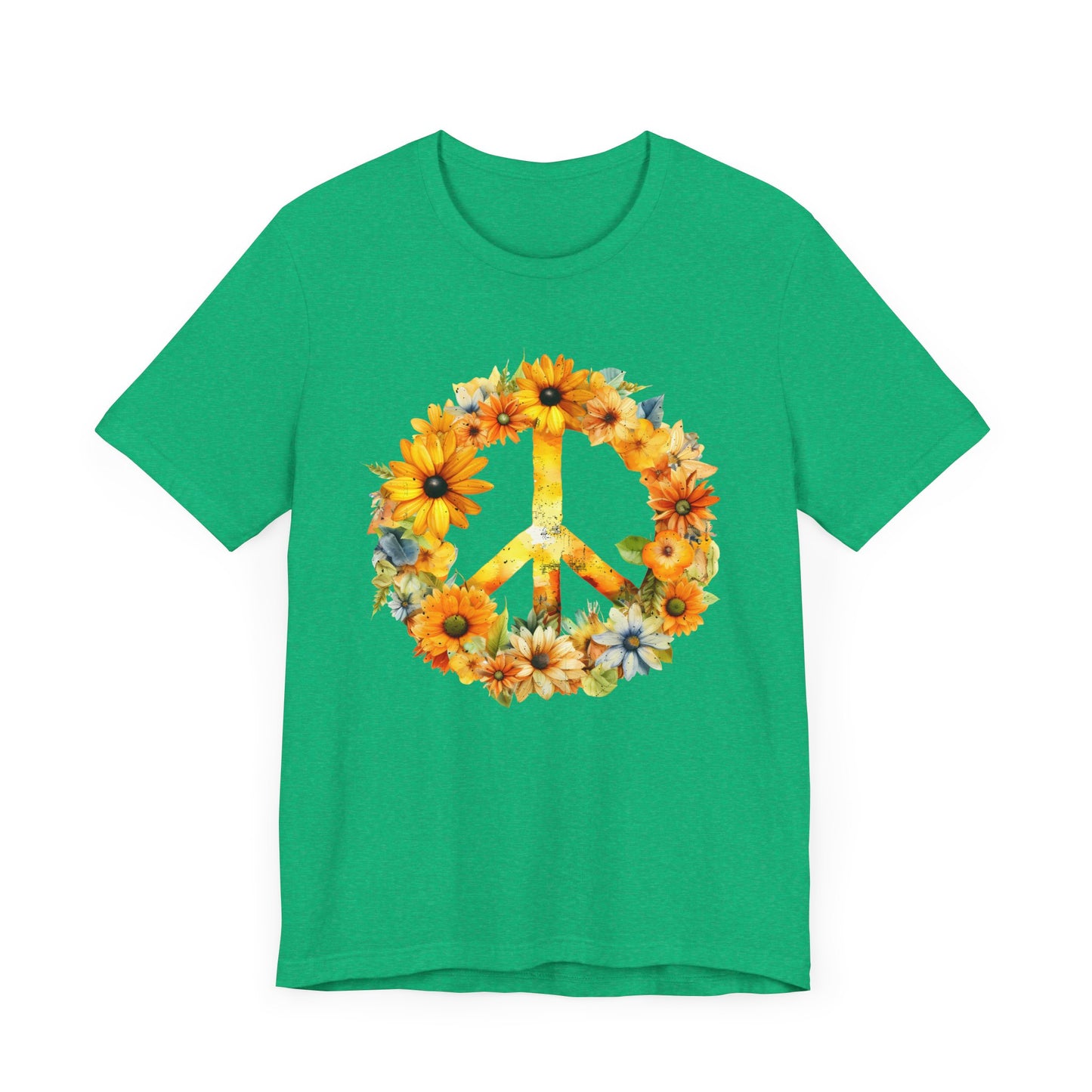 "Floral Peace Symbol"