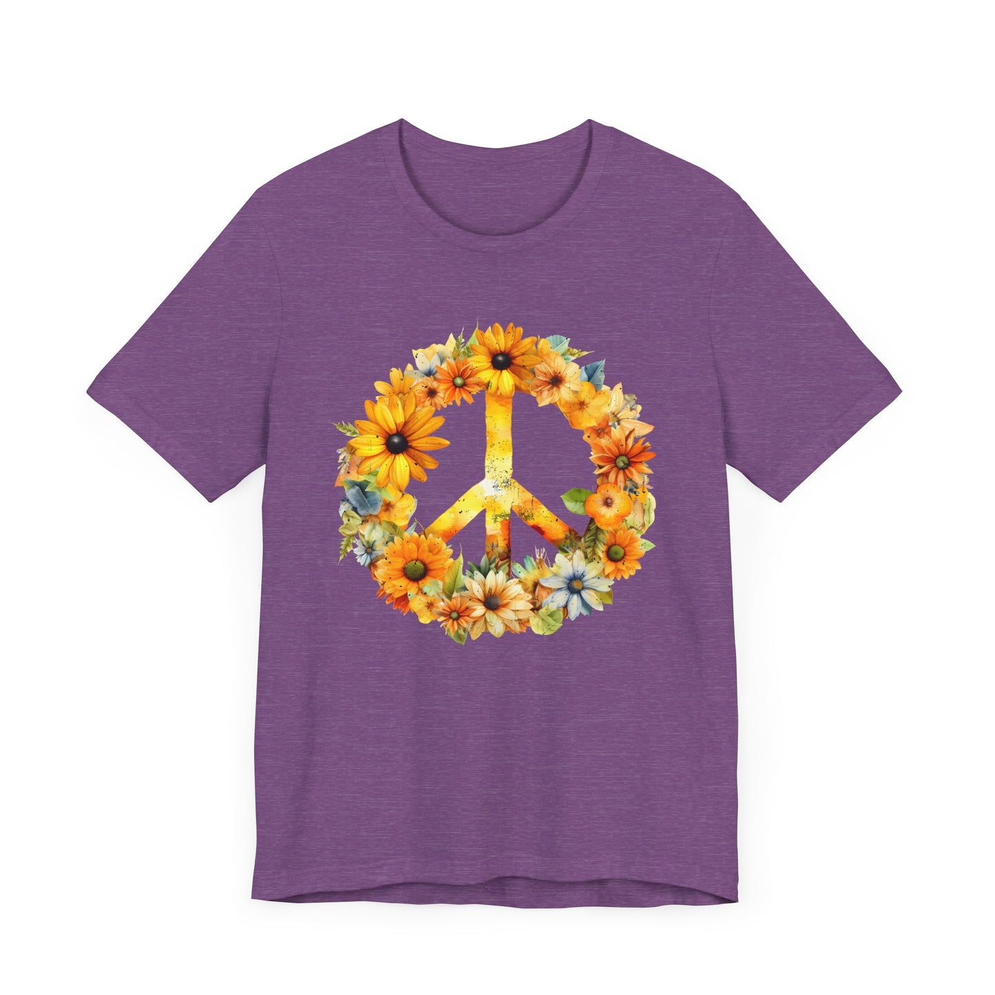 "Floral Peace Symbol"