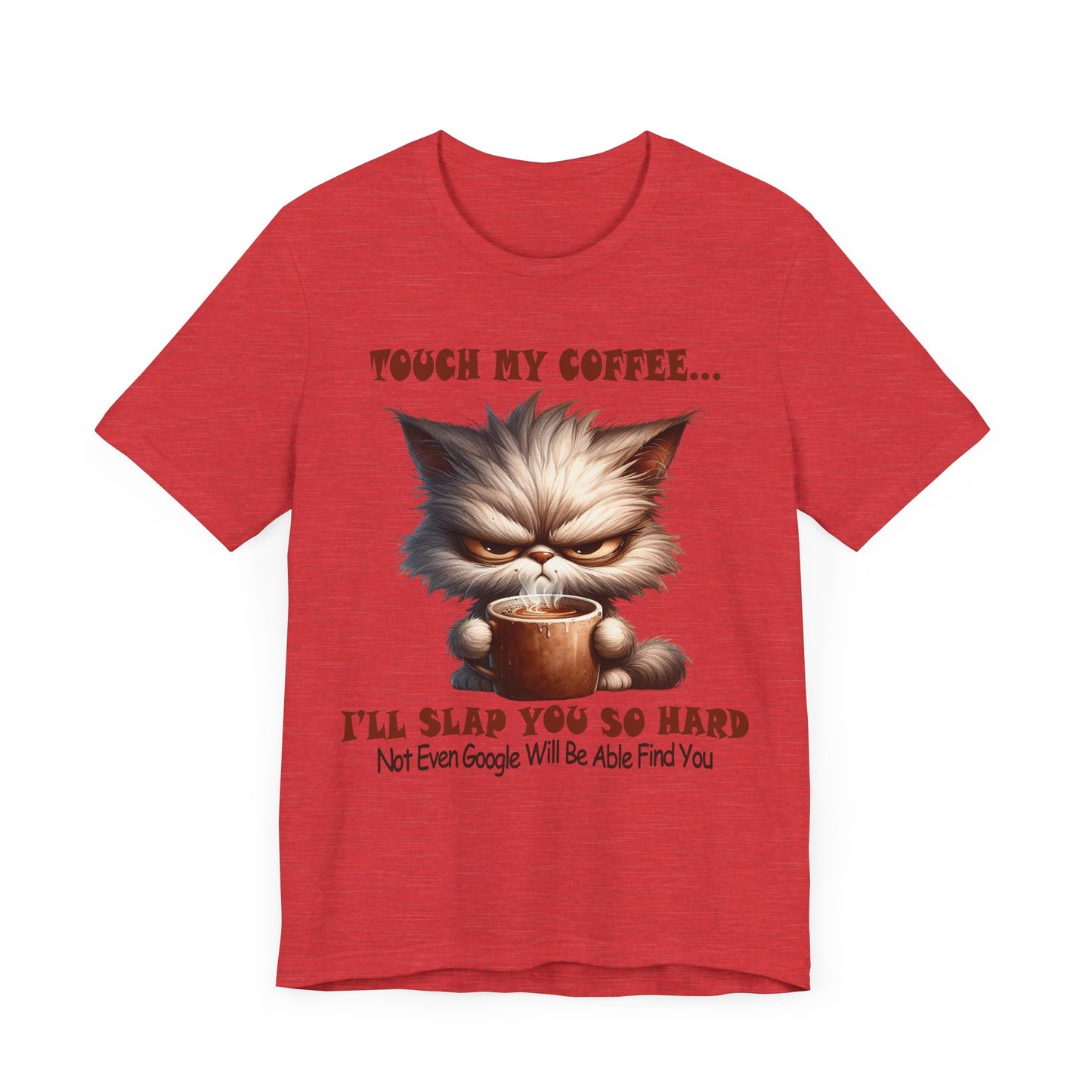 "Touch My Coffee – Grumpy Cat Humor"